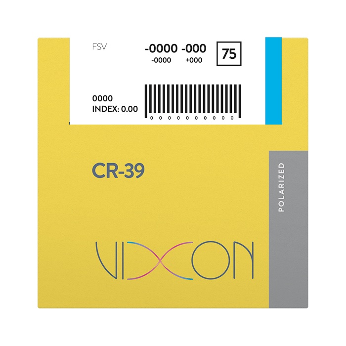 Vixon 1.50 Polarizado Gris Terminado Visión Simple PLANO B6 80 UC