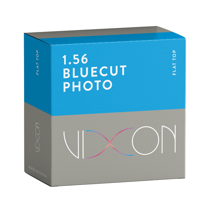 Vixon 1.56 Bluecut Foto Gris Semiterminado Flat Top 70/28 (AR AZUL)