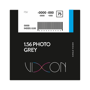 Vixon 1.56 Foto Gris T3 Terminado Visión Simple 70 AR