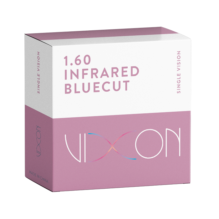 Vixon 1.60 Bluecut INFRARED Semiterminado Visión Simple 75 AR