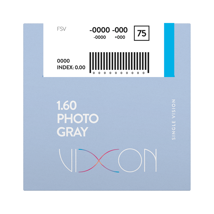 Vixon 1.60 Photo Gray SPIN FSV 65 SAR