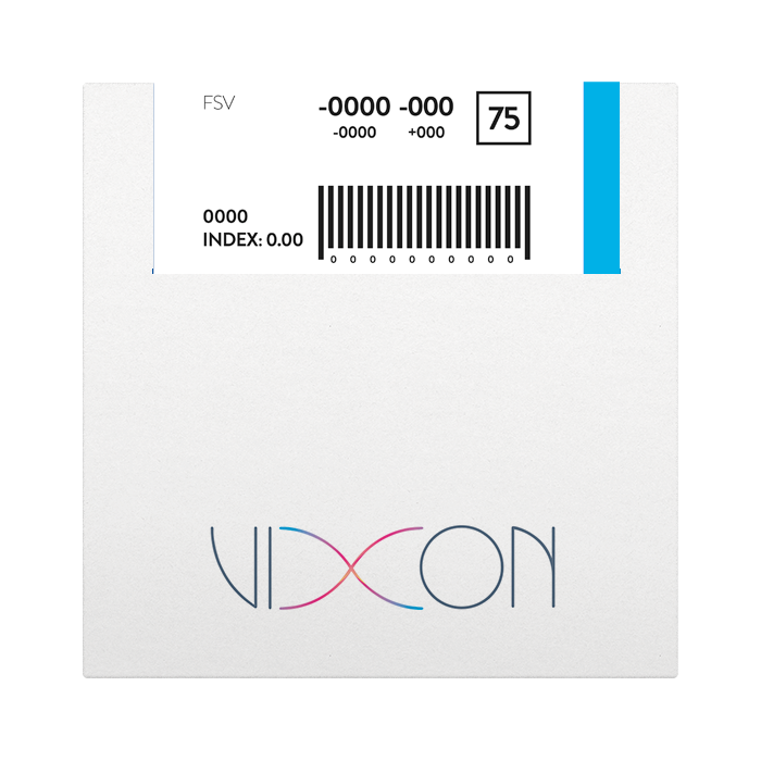 Vixon 1.60 Ultravex Bluecut Terminado Visión Simple 75 (AR AZUL)