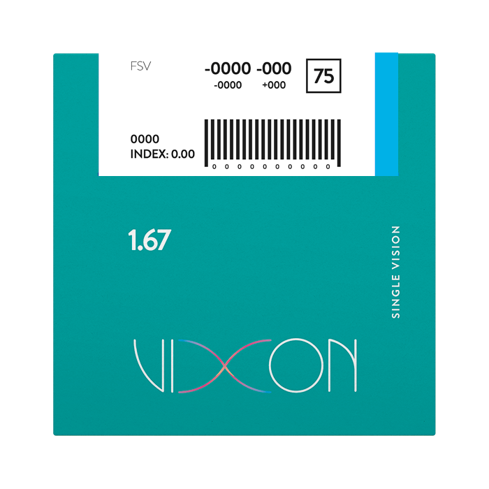 Vixon 1.67 Terminado Visión Simple 75 AR