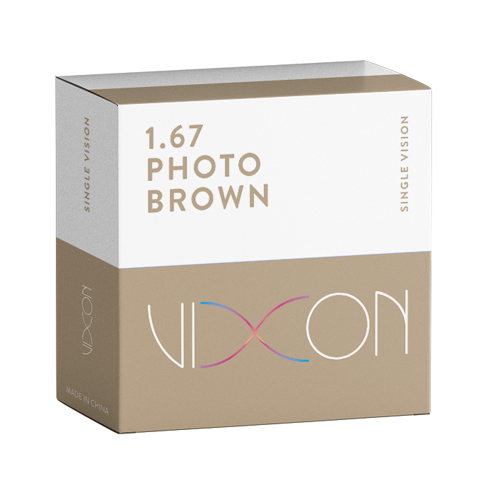 Vixon 1.67 Foto Marrón SPIN Semiterminado Visión Simple 75 AR