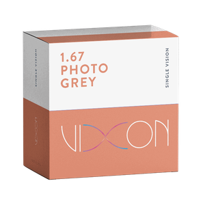 Vixon 1.67 Foto Gris SPIN Semiterminado Visión Simple 75 HC