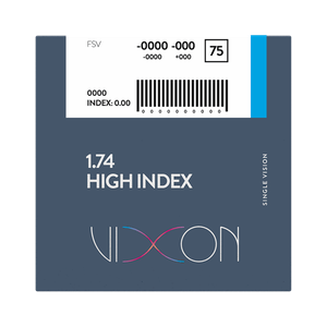 Vixon 1.74 Terminado Visión Simple ASPH 75/70/65 SAR