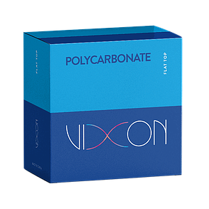 Vixon Policarbonato Semiterminado Flat Top 75/28 HC