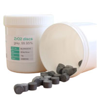 ZrO2 tableta gris 21x6  99,95 % Puro