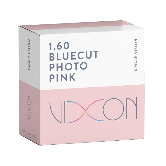 1.60 MR-8 BLUECUT FOTOCROMATICO SEMITERMINADO COLOR ROSA