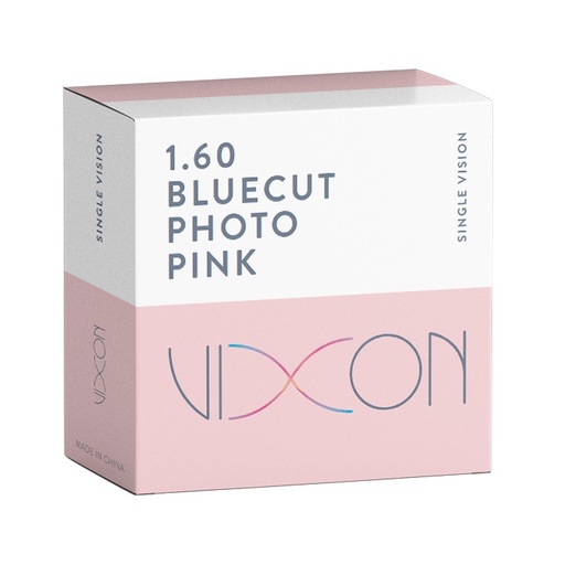 1.60 MR-8 BLUECUT FOTOCROMATICO SEMITERMINADO COLOR ROSA